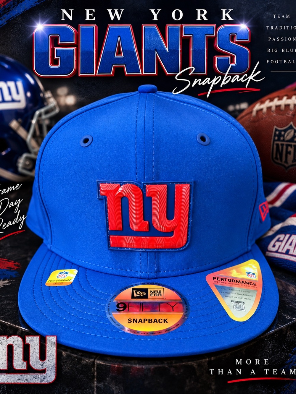 NWT - New York Giants 2026 Sideline 9FIFTY Snapback